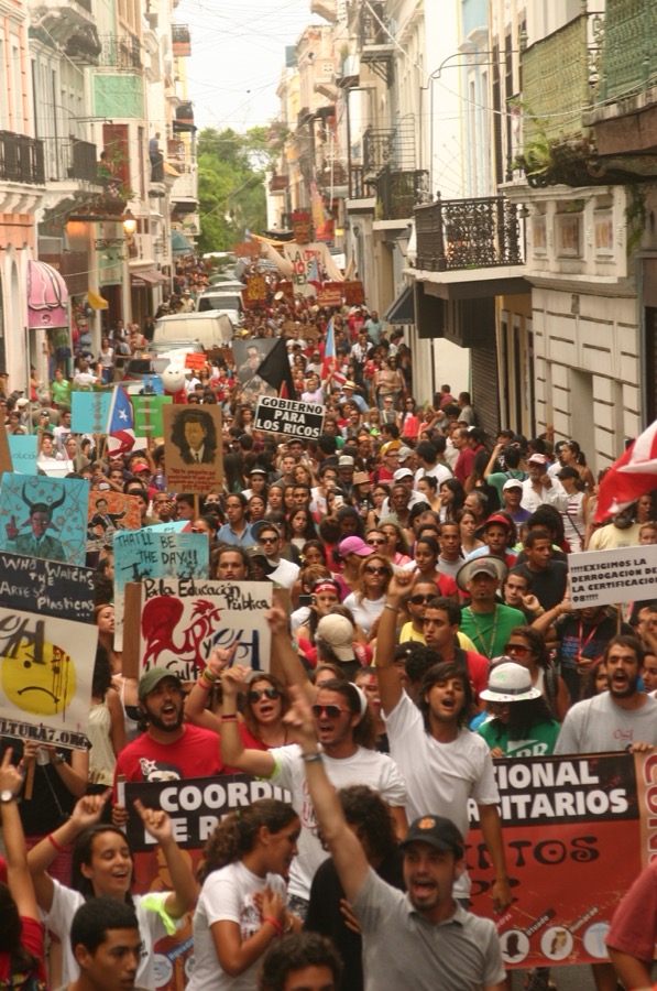 Marcha a La Fortaleza, 27 mayo 2010