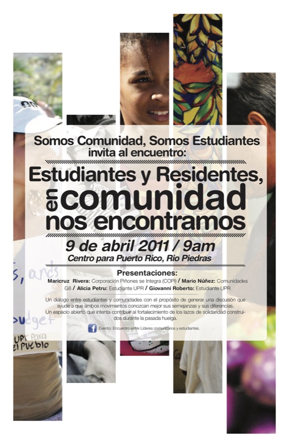 Somos Comunidad, Somos Estudiantes